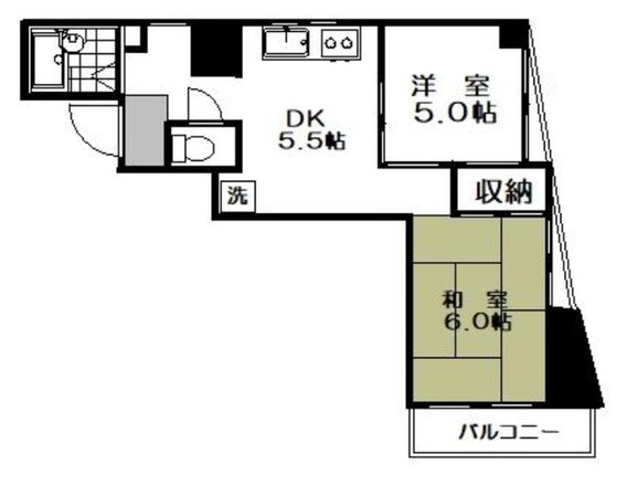 ユニベル落合の物件間取画像